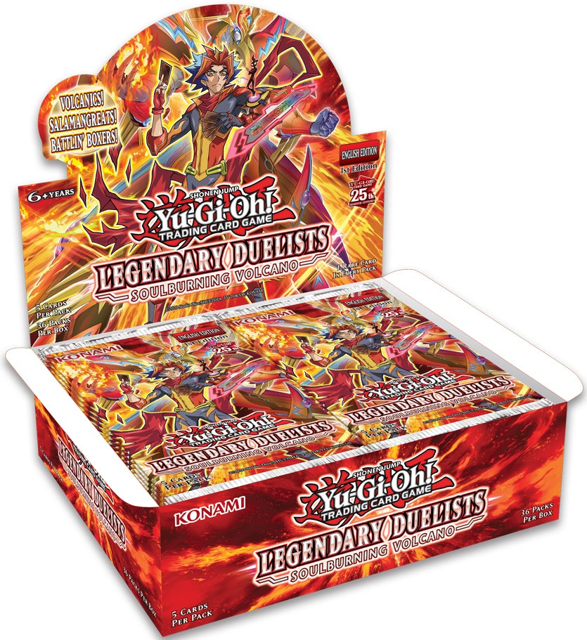 Yu-Gi-Oh Legendary Duelist Soulburning Volcano Booster Box (Pre-Order) - Miraj Trading