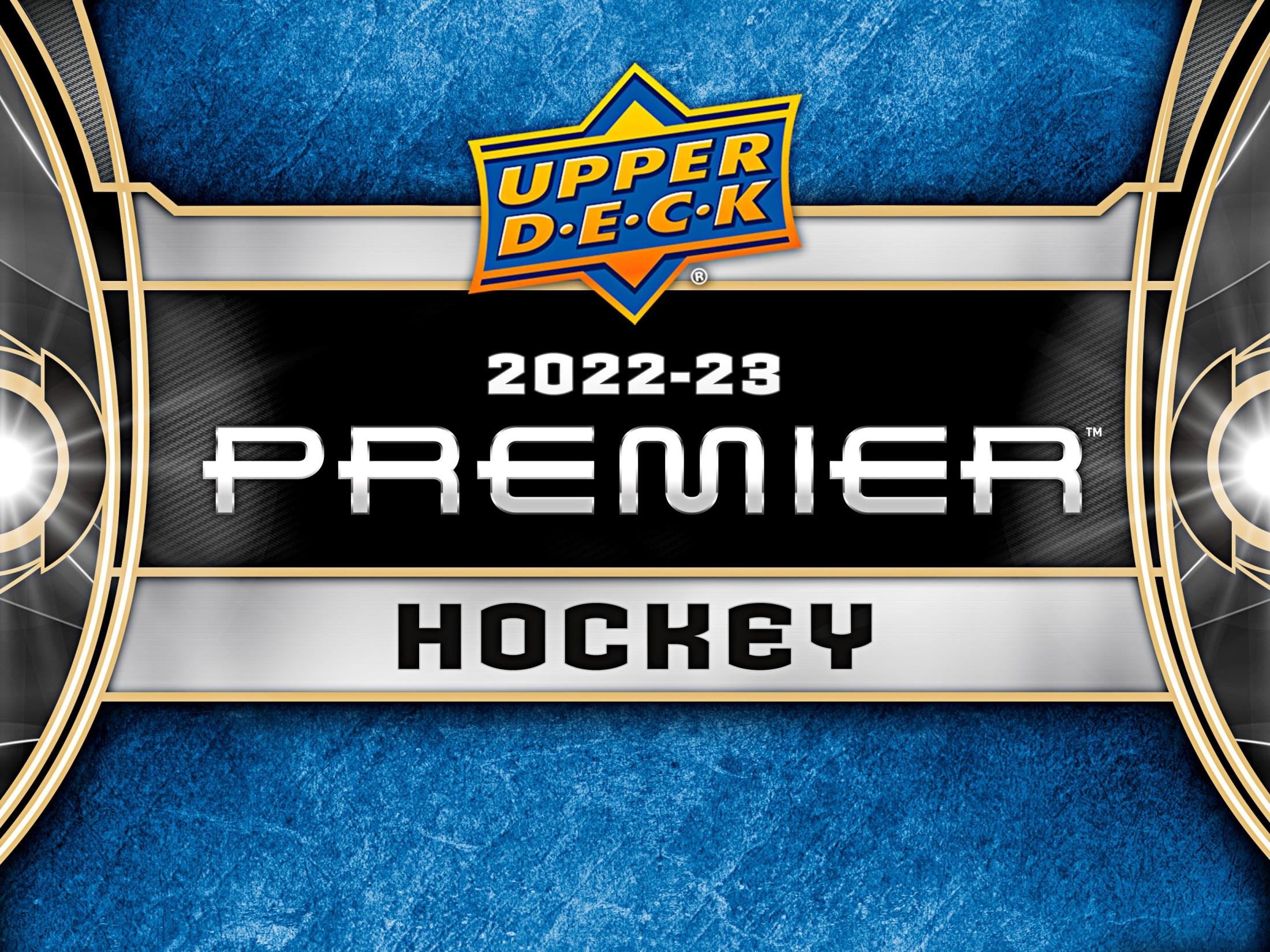 2022-23 Upper Deck Premier Hockey Hobby Box Case (Case of 10 Boxes) (Pre-Order) - Miraj Trading
