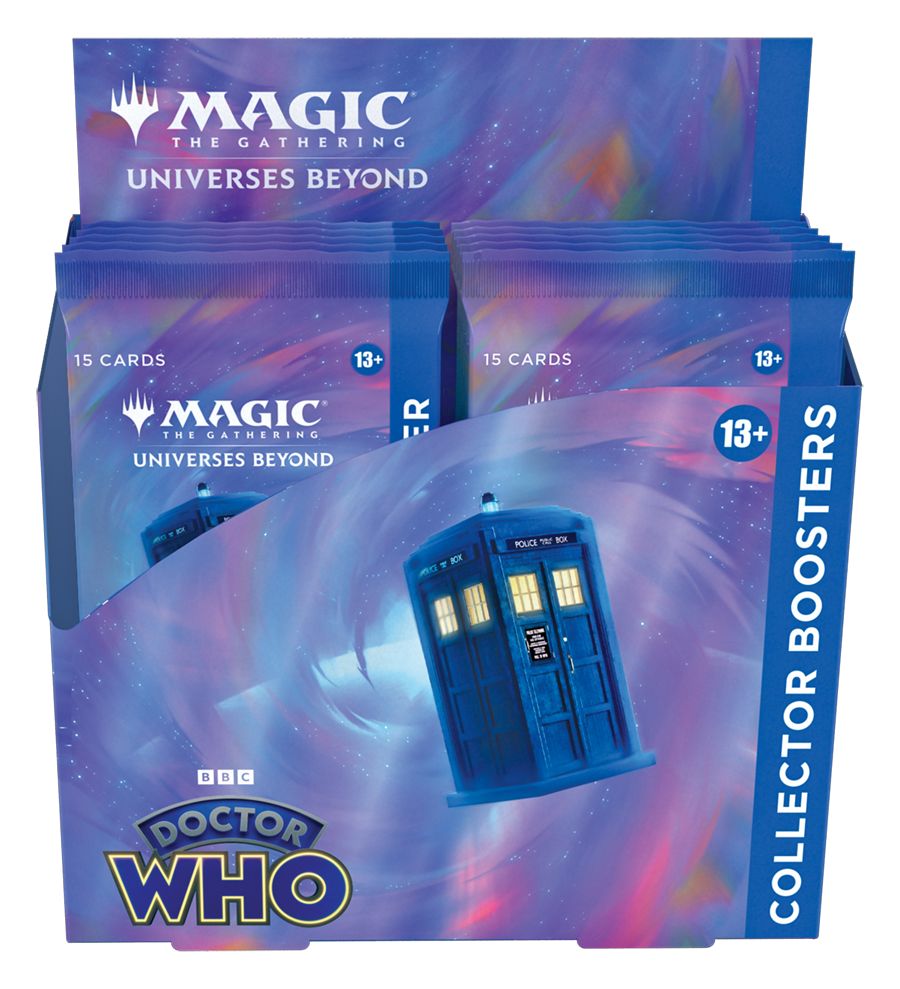 Magic The Gathering Universe Beyond Dr Who Collector Booster Box (Pre-Order) - Miraj Trading