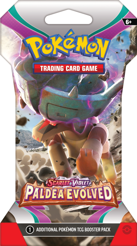 Pokémon Scarlet and Violet 2 Paldea Evolved Booster Sleeves (24 Packs a Lot) (Pre-Order) - Miraj Trading