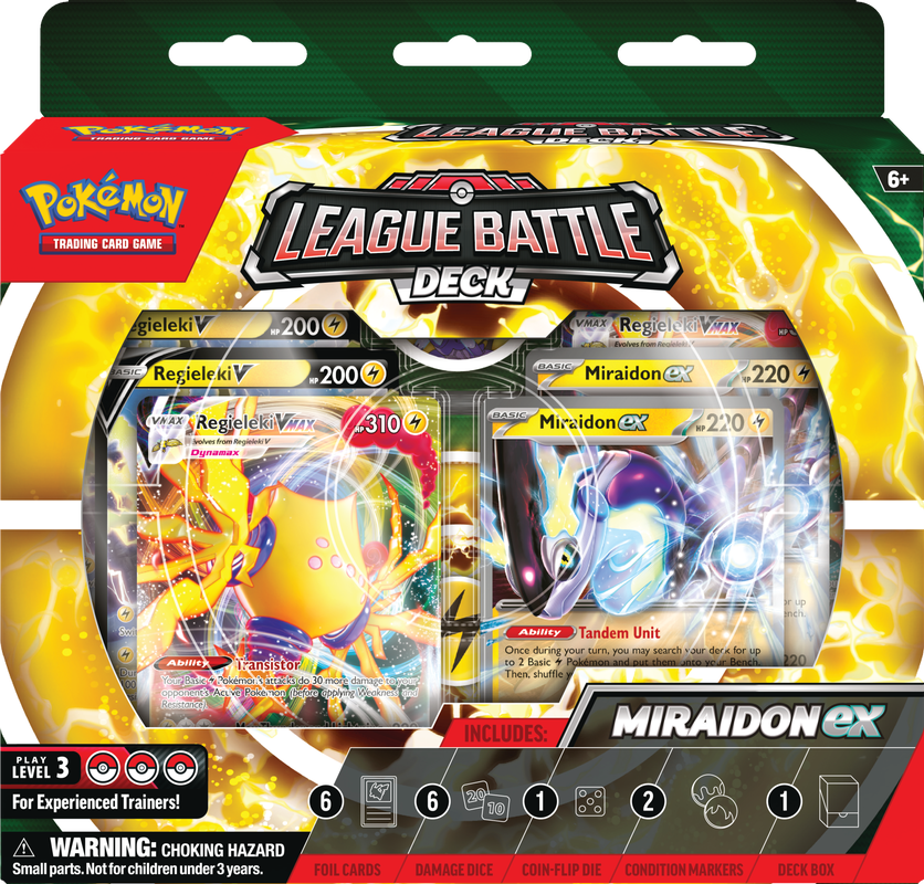 Pokemon League Battle Deck Miraidon Ex (Pre-Order) - Miraj Trading