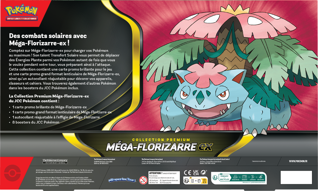 Pokemon Mega Venusaur EX Premium Collection Box (French) (Pre-Order) - Miraj Trading