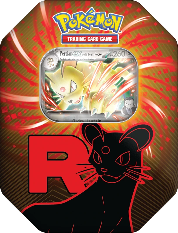 Pokemon Team Rocket Tin (Set of 3) (French) (Pre-order) - Miraj Trading