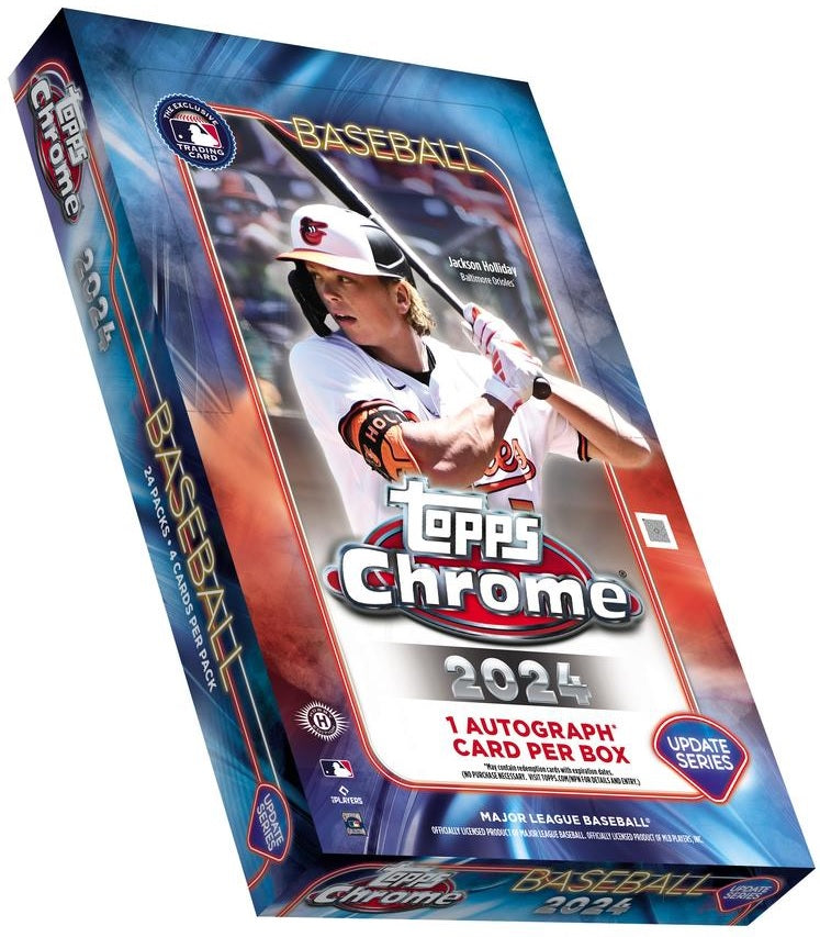 2024 Topps Chrome Update Baseball Hobby Box | Miraj Trading