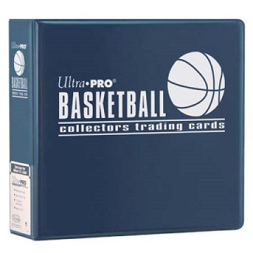 Ultra Pro 3" Basketball Card Collectors Album Binder (Blue) - Miraj Trading