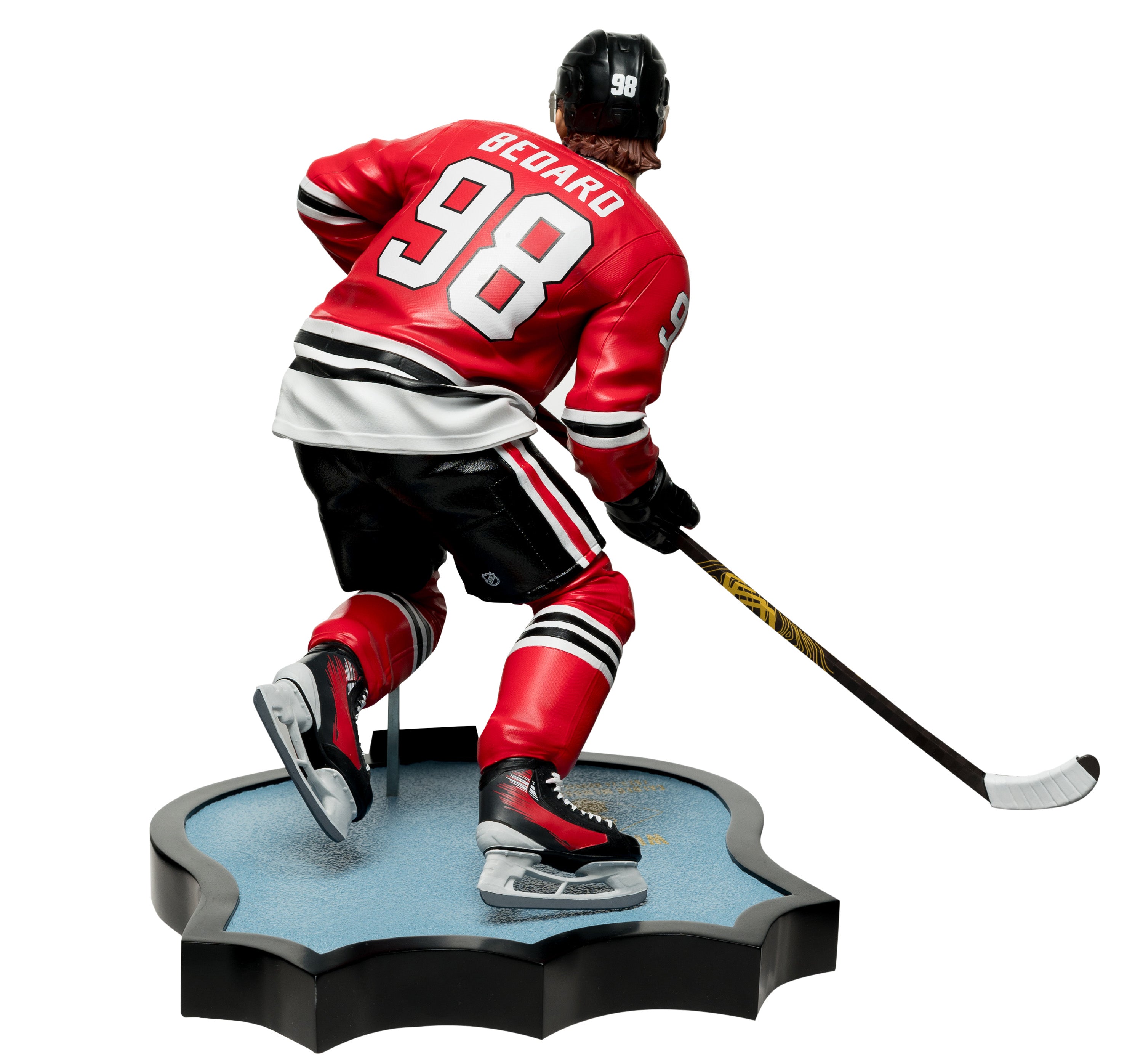 NHL Resin Statue Conner Bedard Chicago BlackHawks Limited Edition (Numbered to 300) - Miraj Trading