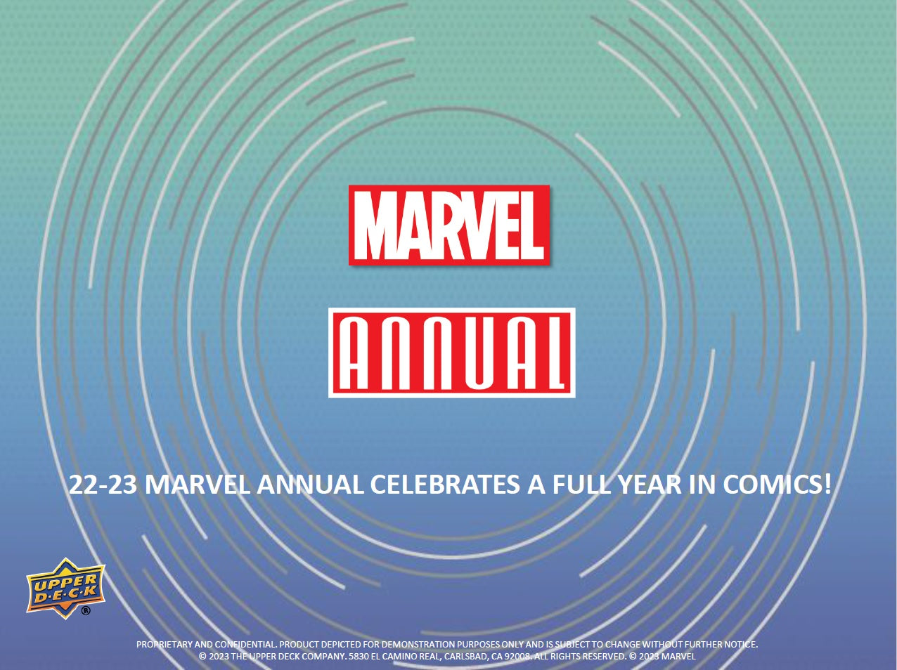 2023 Upper Deck Marvel Annual Hobby Box (Pre-Order) - Miraj Trading