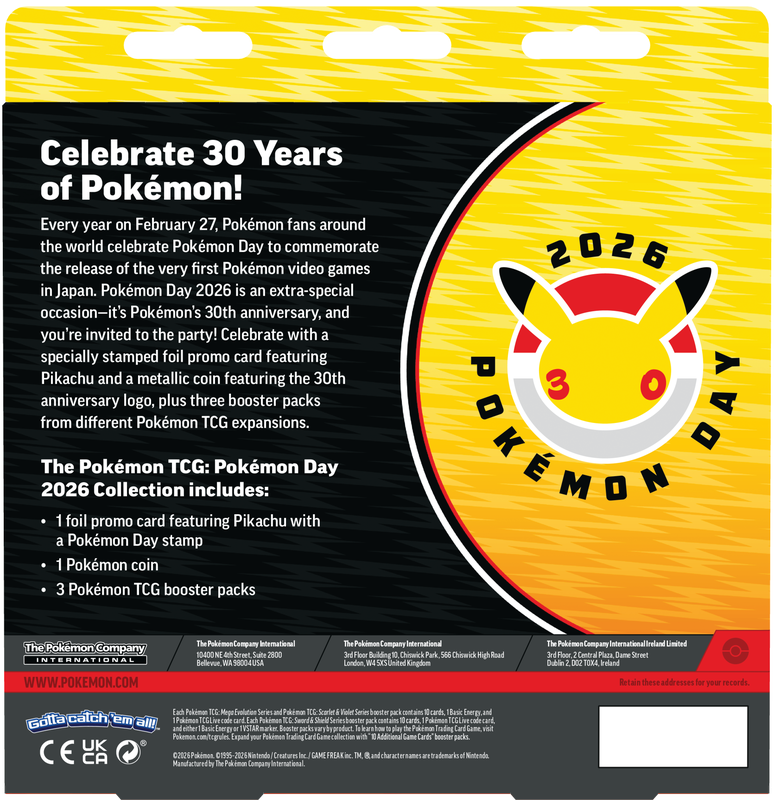 2026 Pokemon Day Collection Box (Pre-Order)