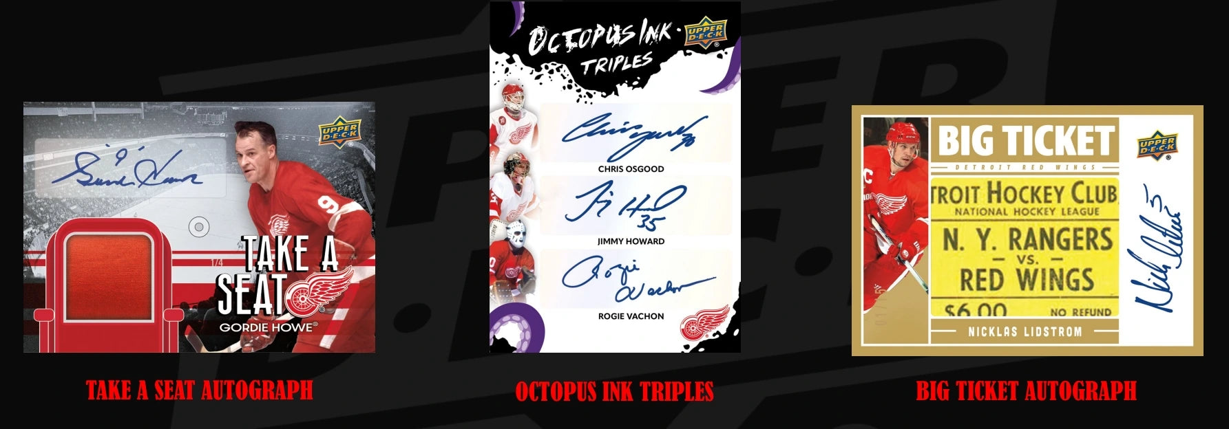 2025-26 Upper Deck Detroit Red Wings Centennial Hobby Tin Case (Case of 16 tins) (Pre-Order) - Miraj Trading