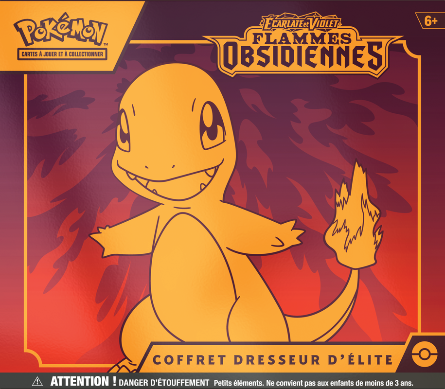 Pokemon Scarlet And Violet Obsidian Flames Elite Trainer Box (French) (Pre-Order) - Miraj Trading