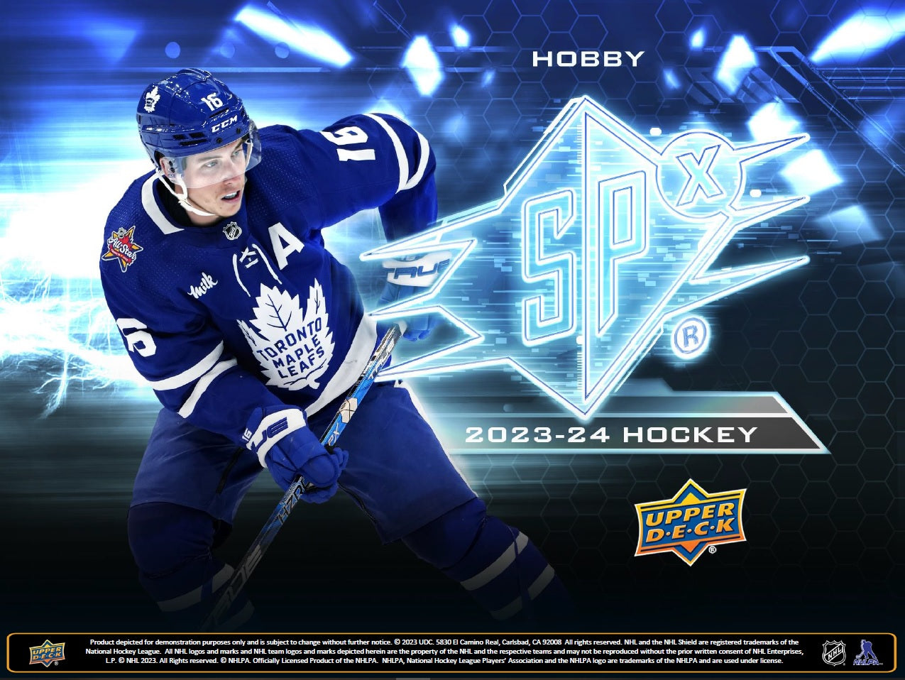 2023-24 Upper Deck Spx Hockey Hobby Box (Pre-Order) - Miraj Trading