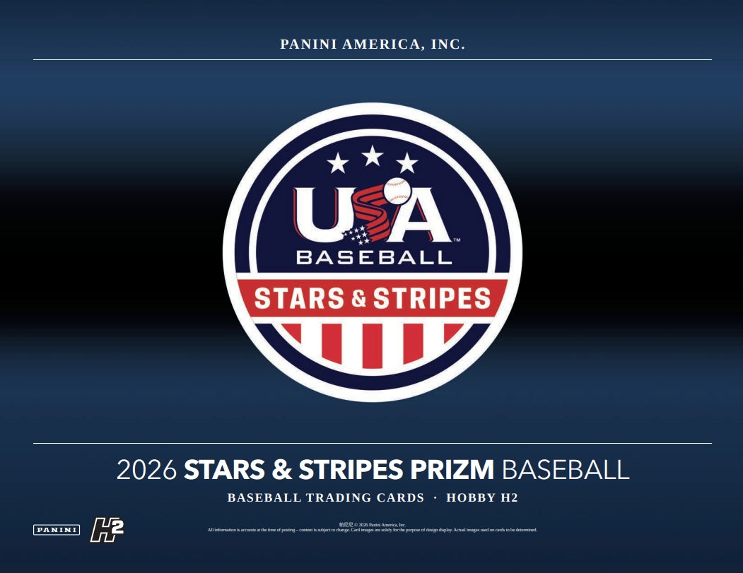 2026 Panini USA Stars & Stripes H2 Prizm Football Hobby Box (Pre-Order) - Miraj Trading