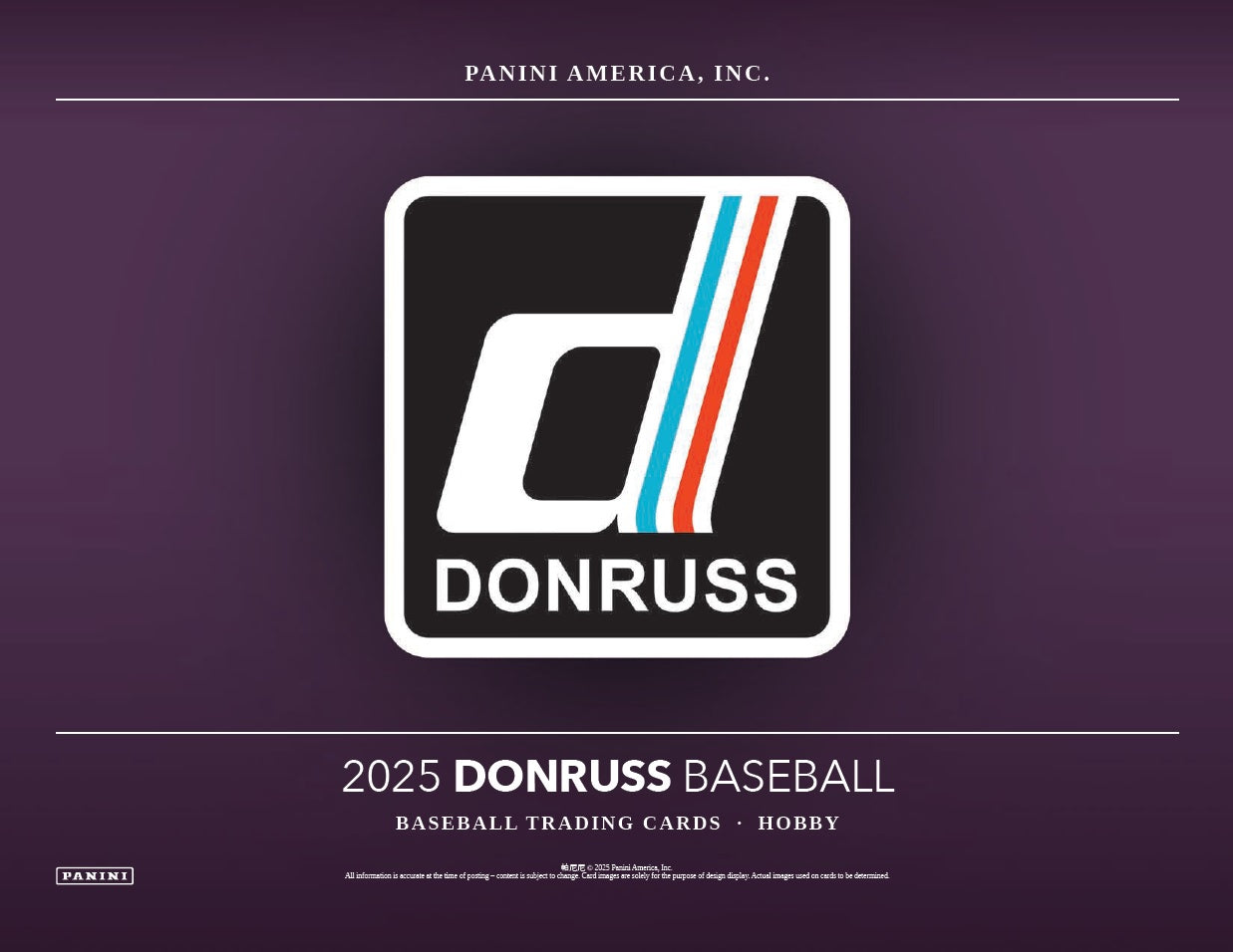 2025 Donruss Baseball Hobby Box (Pre-Order) - Miraj Trading