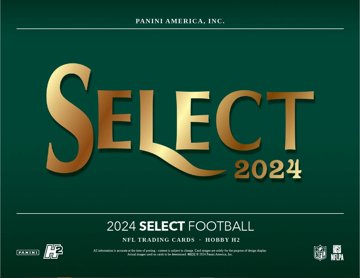 2024 Panini Select Football H2 Hobby Box (Pre-Order) - Miraj Trading