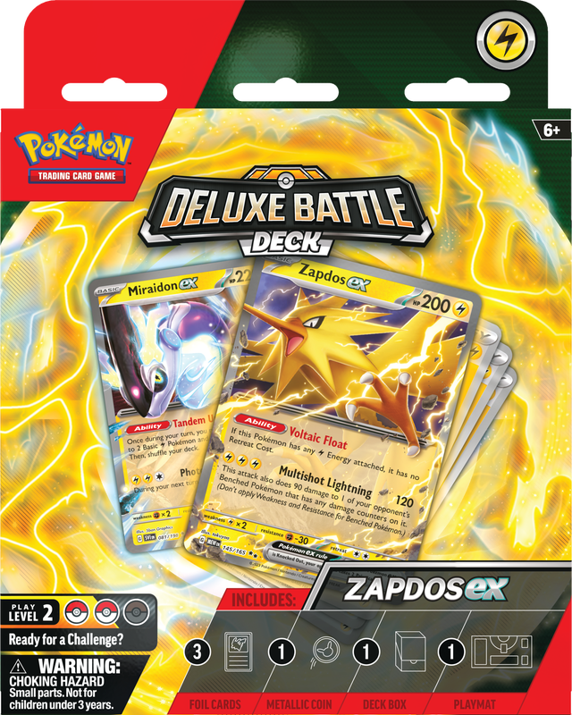 Pokemon Deluxe Battle Deck Ninetales/Zapdos EX (Pre-Order) - Miraj Trading