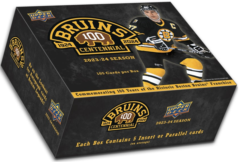 2023-24 Upper Deck Boston Bruins Centennial Hockey Set Box - Miraj Trading