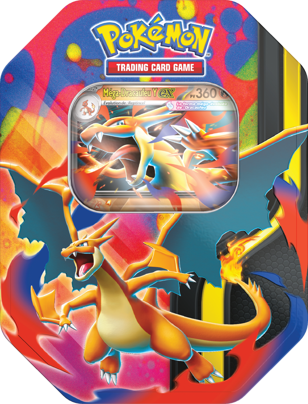 Pokemon Mega Charizard Tin (French) - Miraj Trading