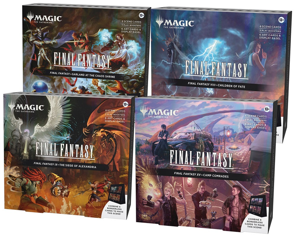 Final Fantasy Scene Box (Set of 4) | Miraj Trading
