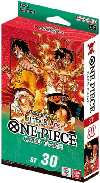 英語版　未開封　ST30ワンピースカードGAME Starter Deck One Piece ST30 Luffy & Ace Starter Deck