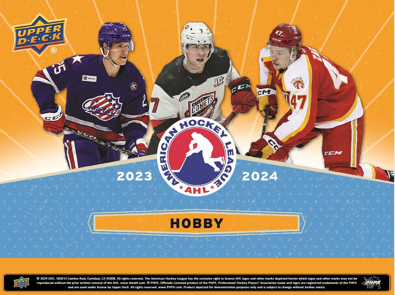 2023-24 Upper Deck AHL Hockey Hobby Box (Pre-Order) - Miraj Trading