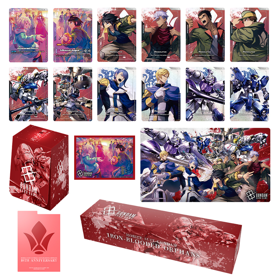Gundam Card Game Premium Accessory Set Mobile Suit Gundam Iron