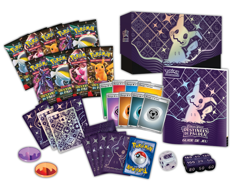 Pokemon Scarlet & Violet Paldean Fates Elite Trainer Box (French) - Miraj Trading