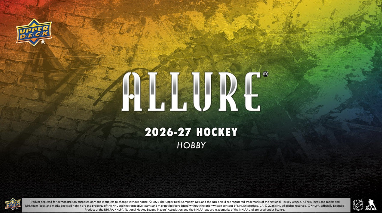2026-27 Upper Deck Allure Hockey Hobby Master Case (Master Case of 18 Boxes) - Miraj Trading