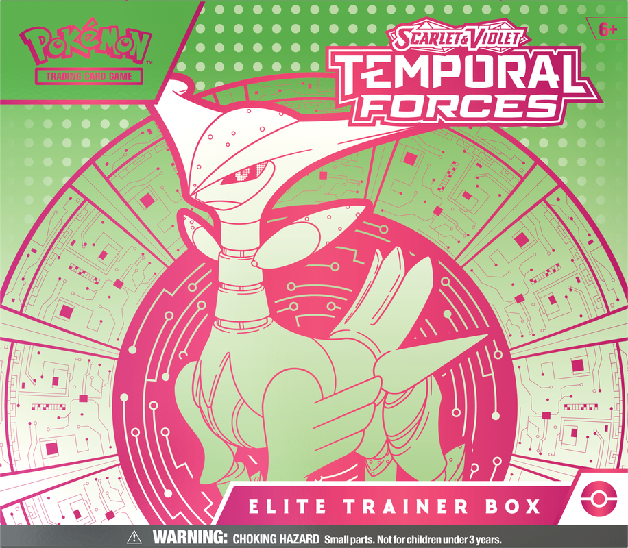 Pokemon Scarlet and Violet Temporal Forces Elite Trainer Box (Pre-Order) - Miraj Trading