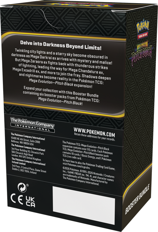 Pokemon Pitch Black Booster Bundle (Pre-Order) - Miraj Trading