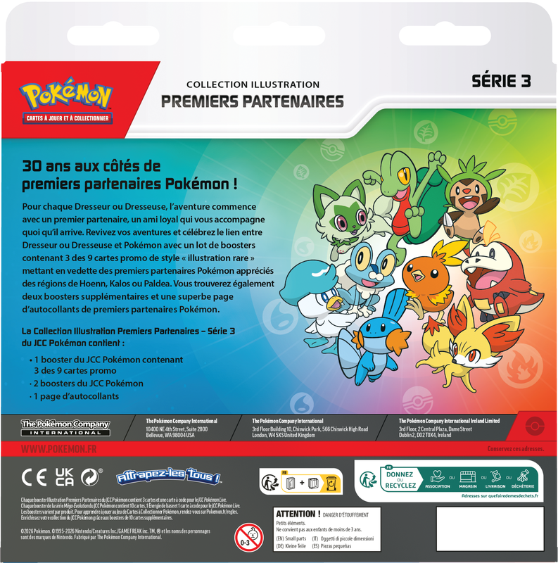 Pokemon First Partner Illustration Collection Series 3 (French) (Pre-Order) - Miraj Trading