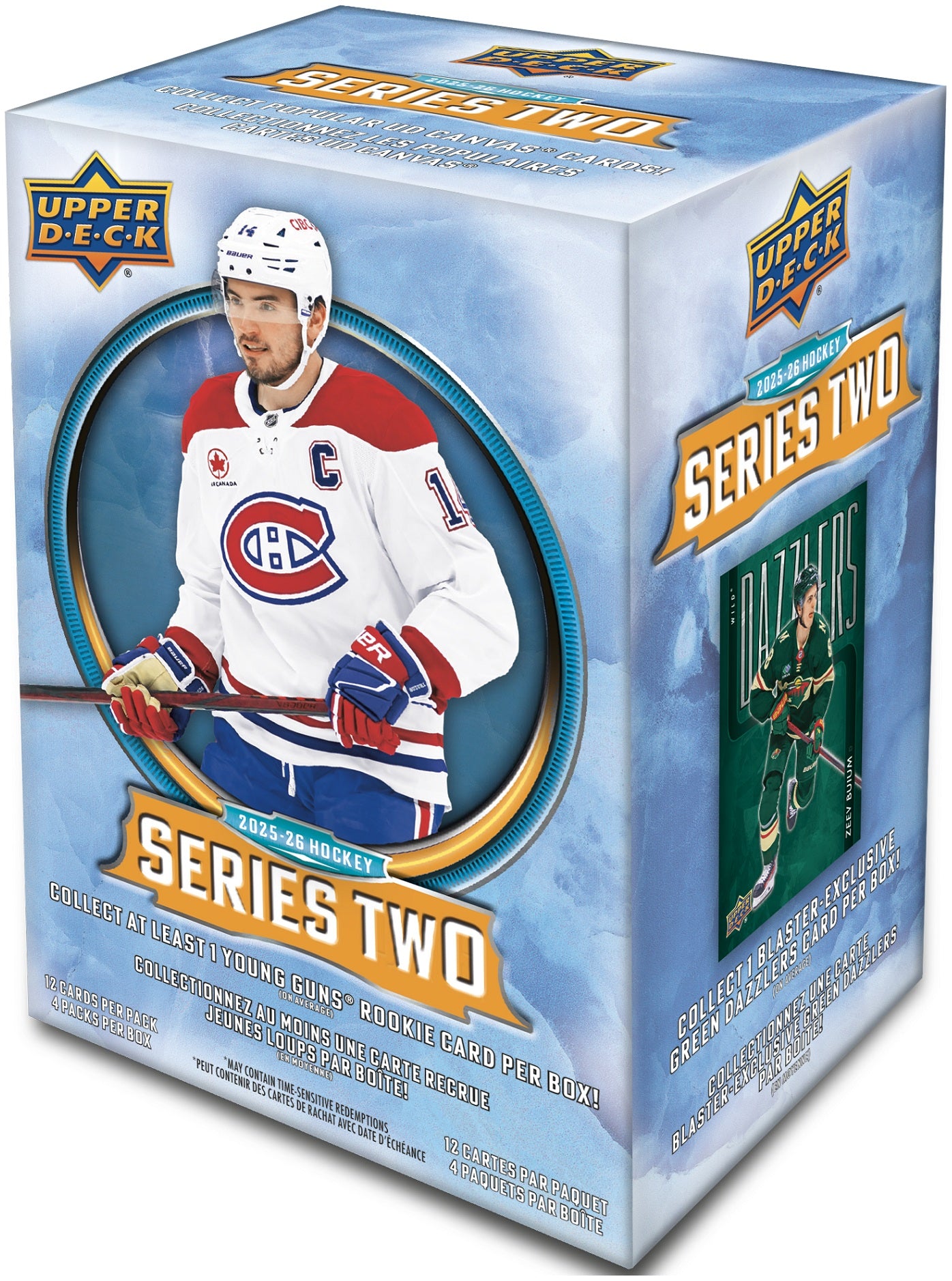 2025-26 Upper Deck Series 2 Hockey Blaster Box - Miraj Trading