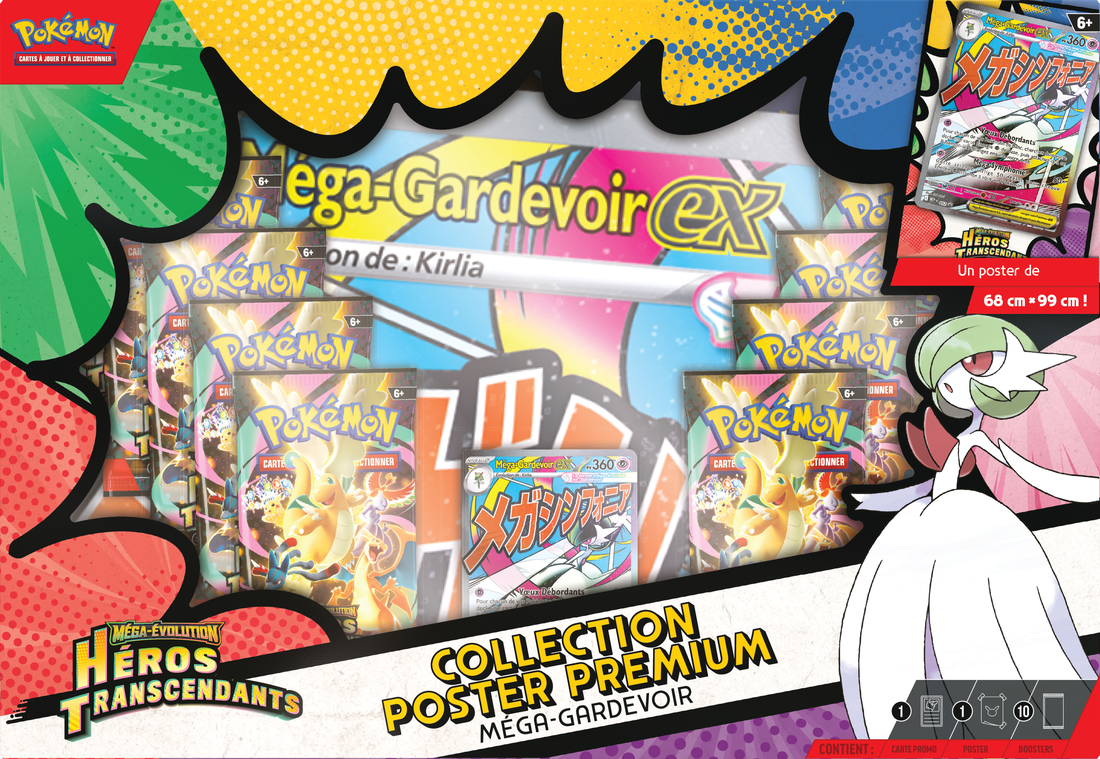 Pokemon Ascended Heroes Premium Poster Collection Box (French