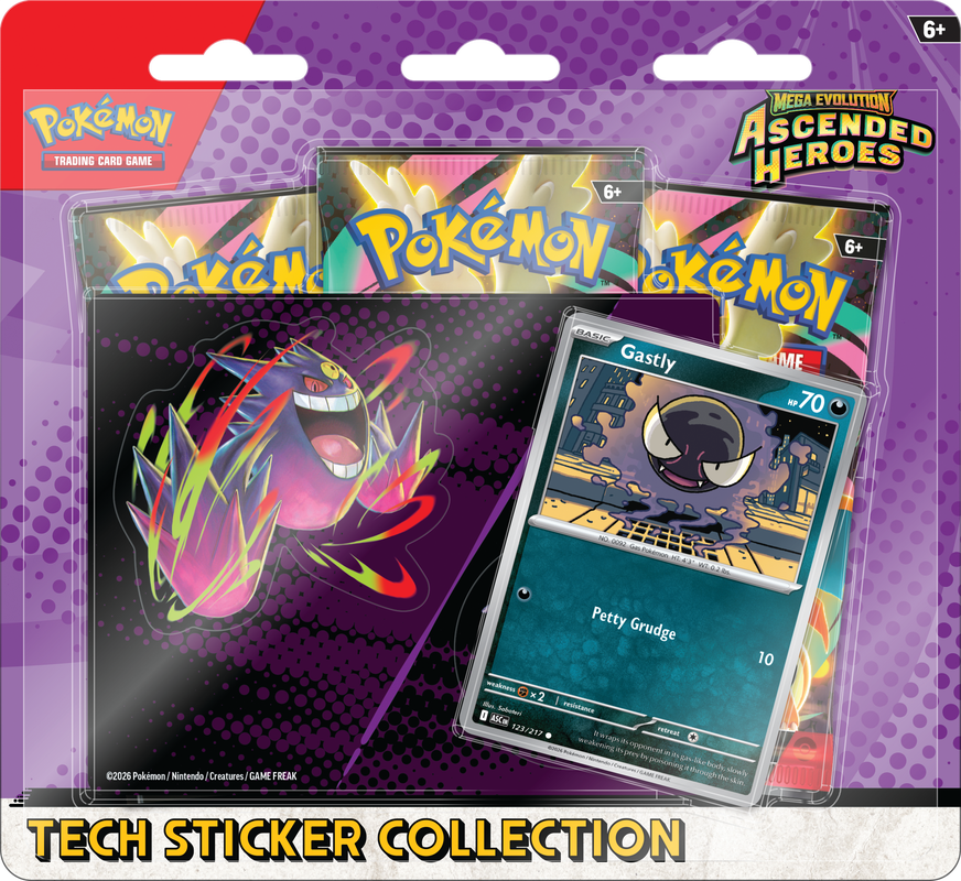 Pokemon Ascended Hero Tech Sticker Collection Blister (Pre-Order)