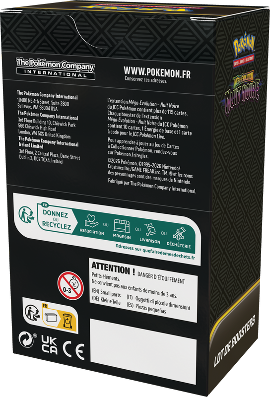 Pokemon Pitch Black Booster Bundle (French) (Pre-Order) - Miraj Trading