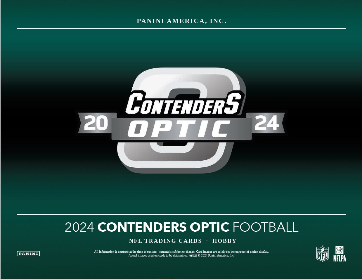 2024 Panini Contenders Optic Football Hobby Box (Pre-Order) - Miraj Trading