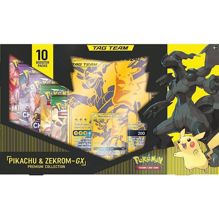 Pokemon Pikachu & Zekrom-GX Premium Collection Box - Miraj Trading