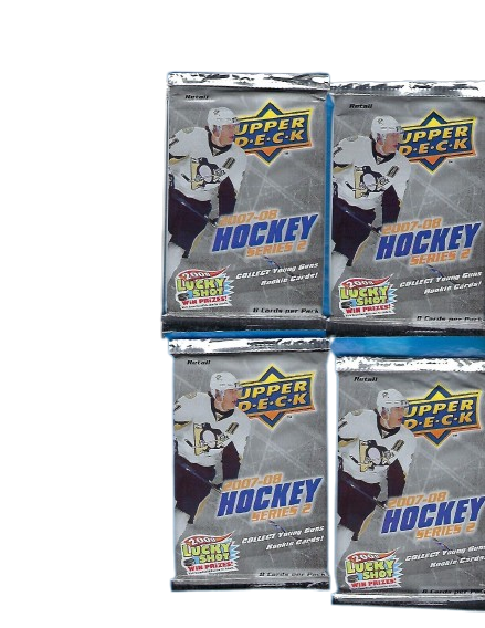2007-08 Upper Deck Series 2 Hockey Retail Packs (Lot of 10 Packs) - Miraj Trading