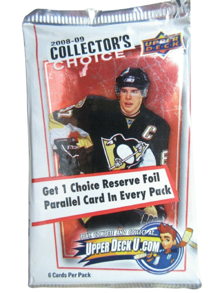 2008-09 Upper Deck Collector's Choice Hockey Hobby Packs (lot of 12 Pack ) - Miraj Trading
