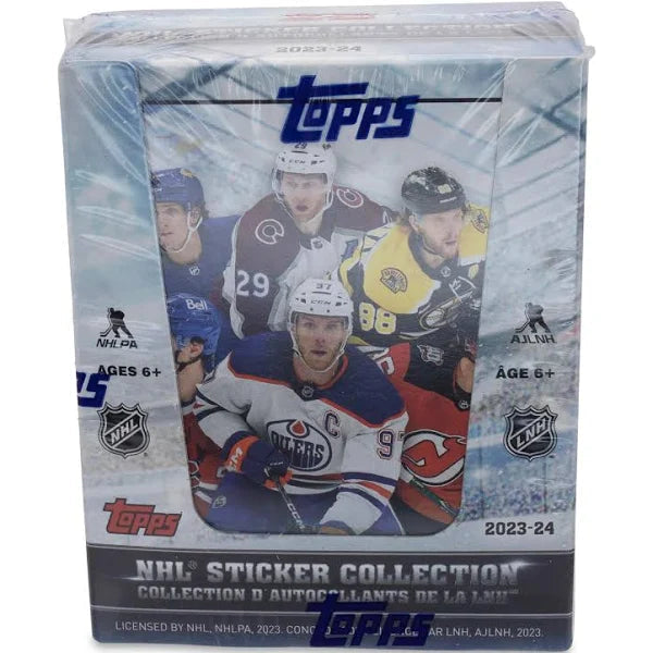 2023-24 Topps NHL Sticker Packs Box - Miraj Trading