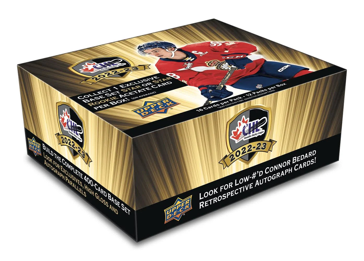 2022-23 Upper Deck CHL Hockey Hobby Box - Miraj Trading