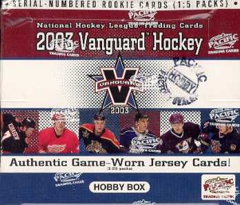 2002-03 Pacific Vanguard Hockey Hobby Box - Miraj Trading