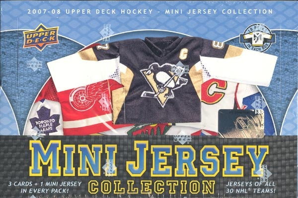 2007-08 Upper Deck Mini Jersey Collection Hockey Hobby Box - BigBoi Cards