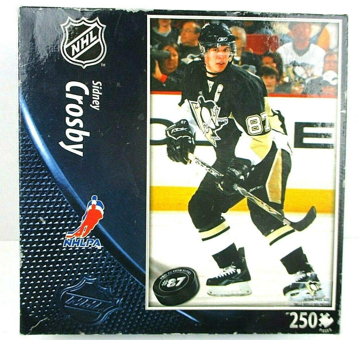 Sidney Crosby Pittsburgh Penguins 250pc Jigsaw Puzzle Box- Last Piece !! - BigBoi Cards