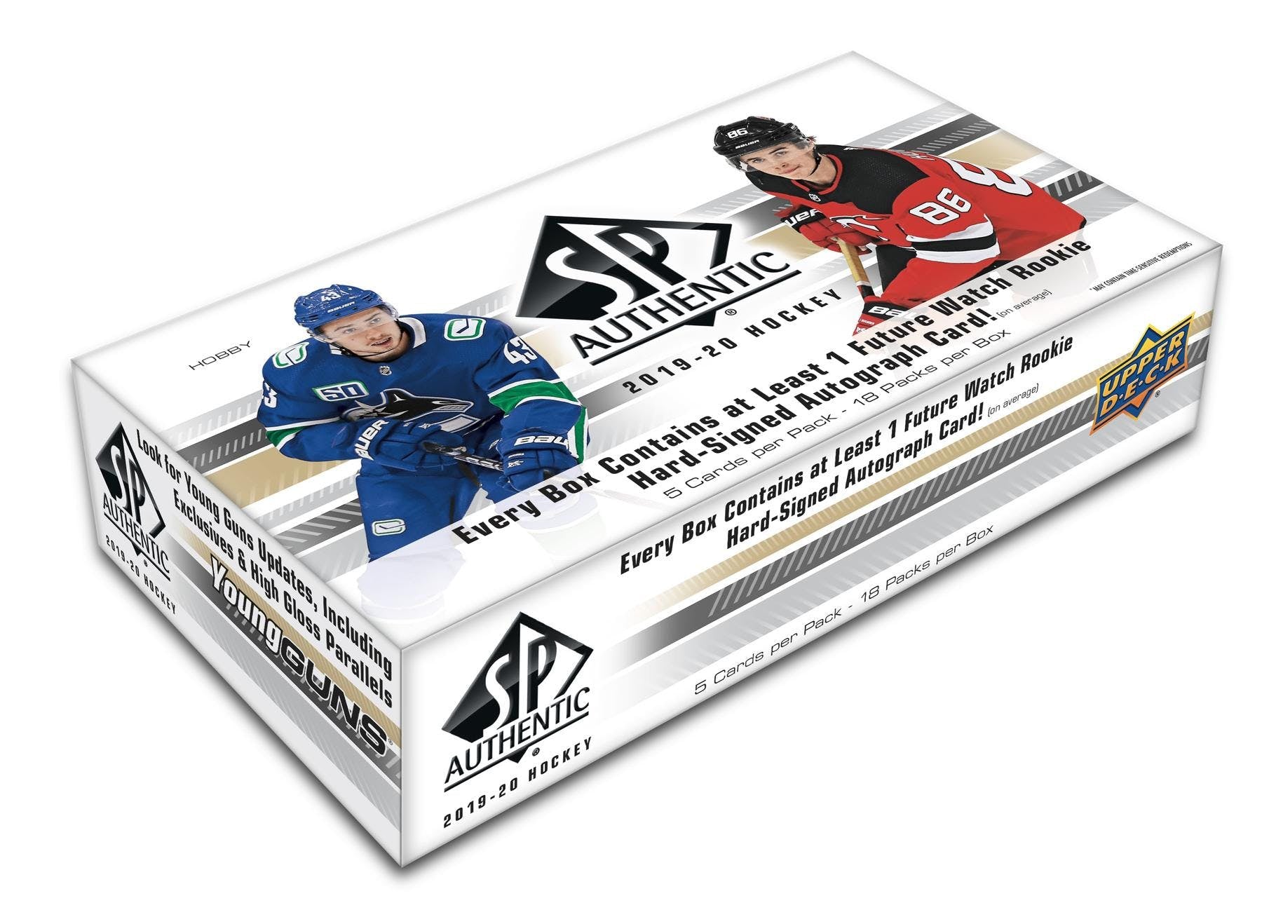 2019-20 Upper Deck SP Authentic Hockey Hobby Box - BigBoi Cards