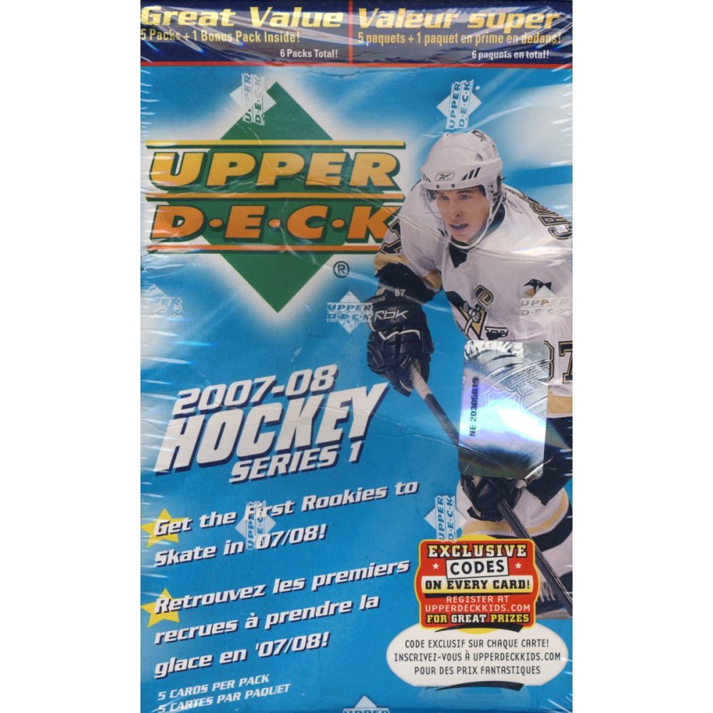 2007-08 Upper Deck Series 1 Hockey Blaster Box - BigBoi Cards