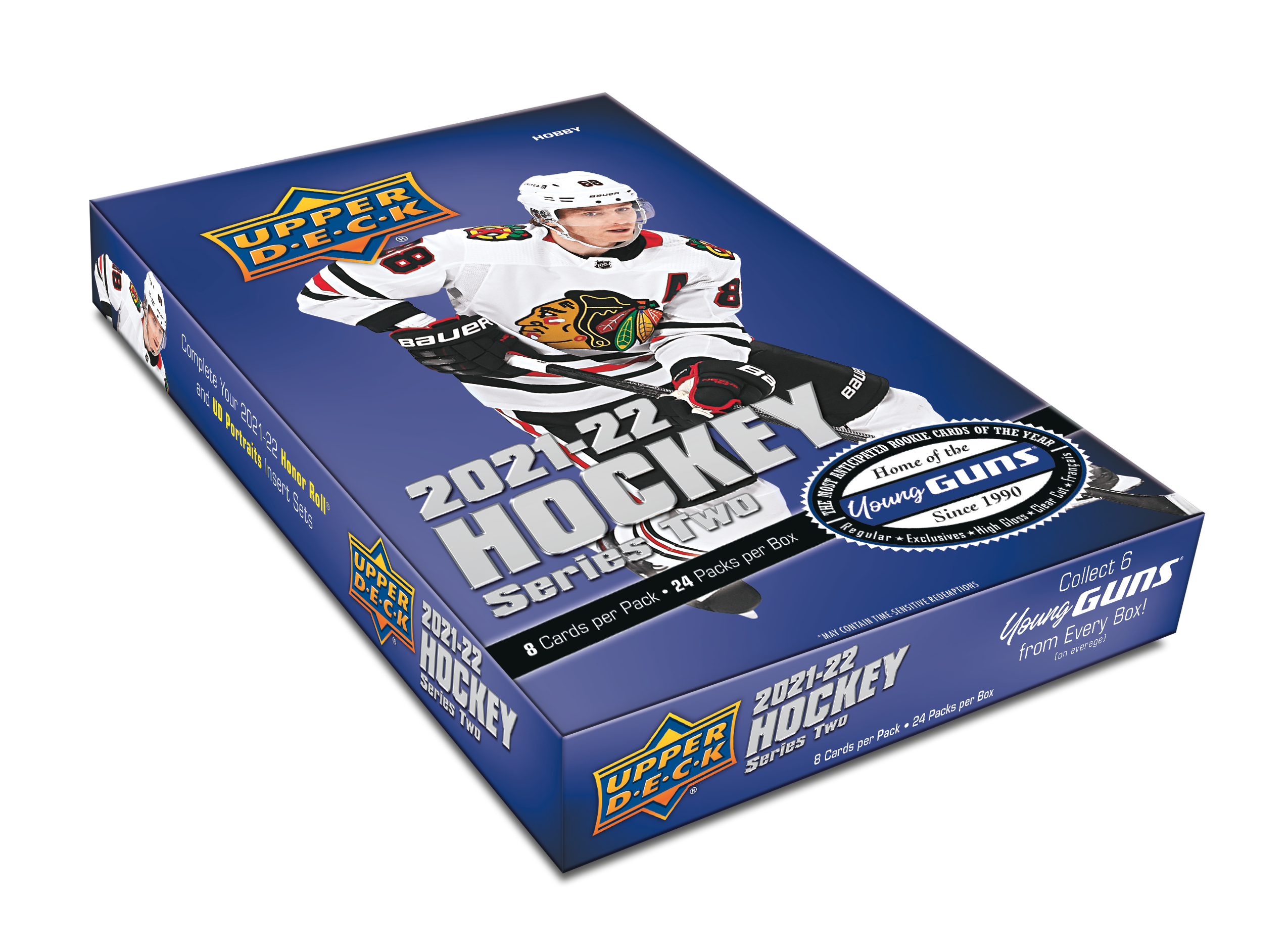 2021-22 Upper Deck Series 2 Hockey Hobby Case (Case of 12 Boxes) (Pre-Order) - Miraj Trading