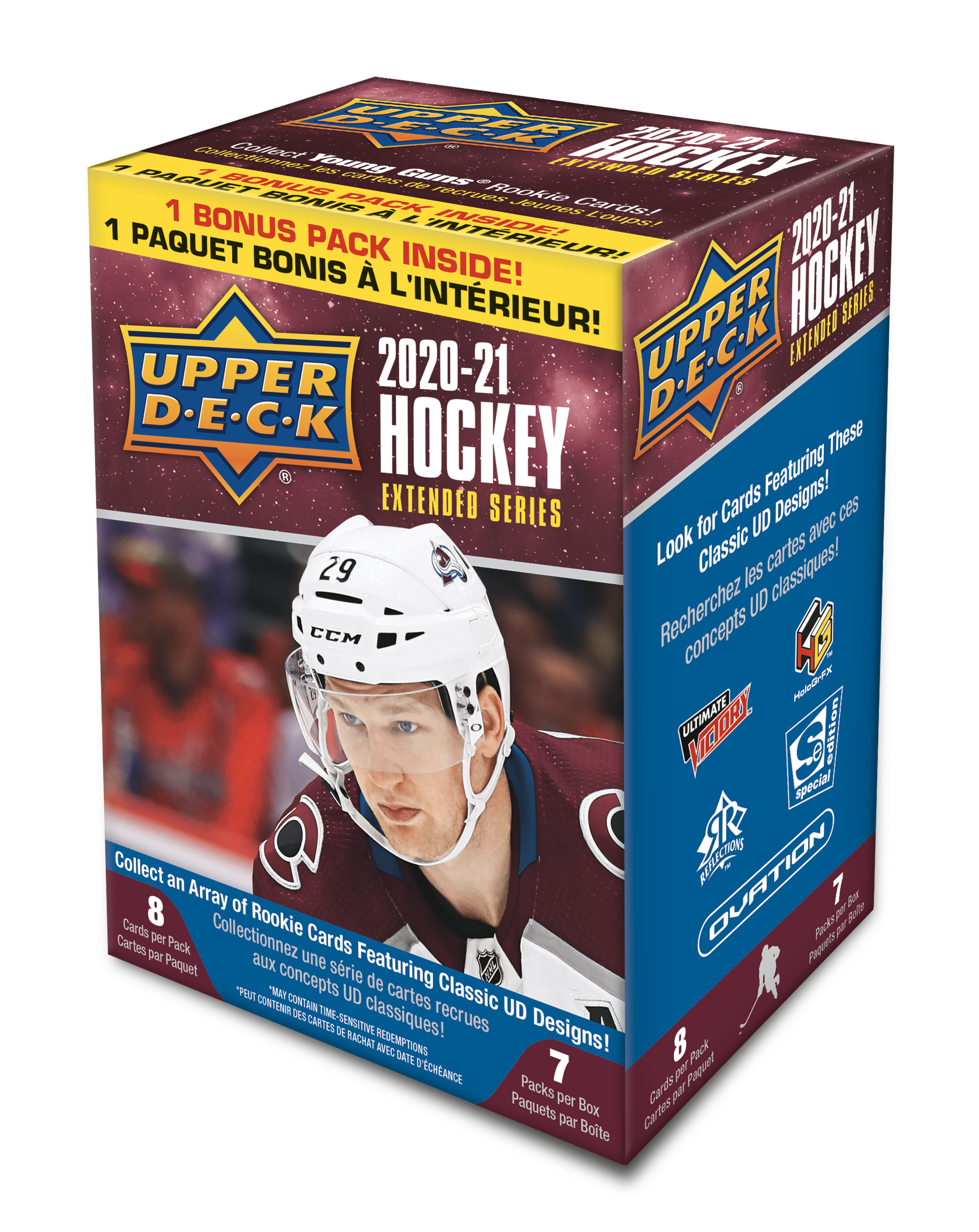 2020-21 Upper Deck Extended Hockey Blaster Case (Case of 20 Boxes)  (Pre-Order) - Miraj Trading