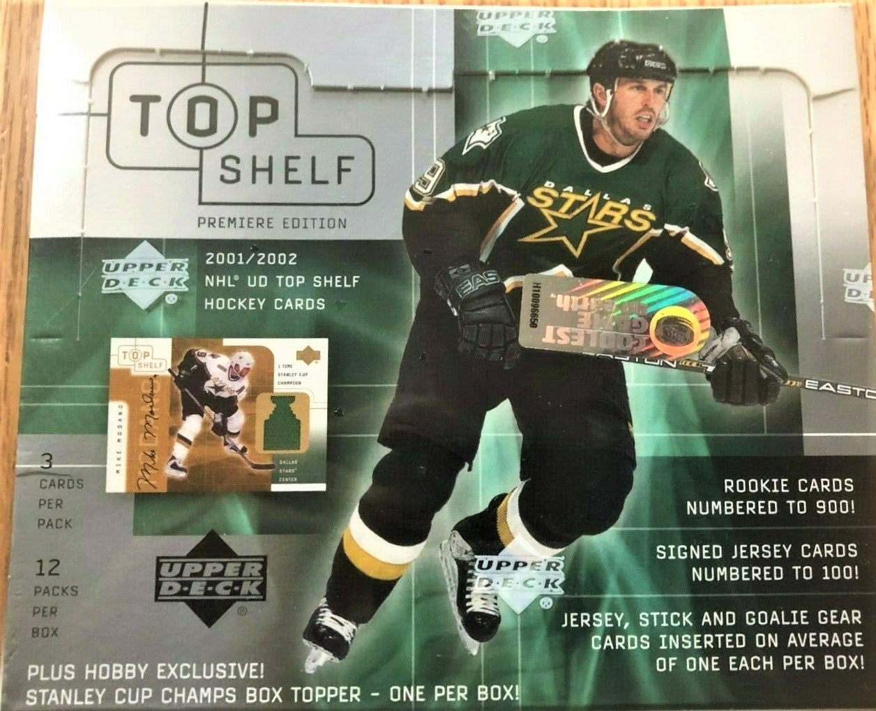 2001-02 Upper Deck Top Shelf Premier Edition Hockey Hobby Box - BigBoi Cards