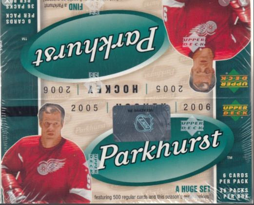 2005-06 Upper Deck Parkhurst NHL Hockey Retail Box - BigBoi Cards