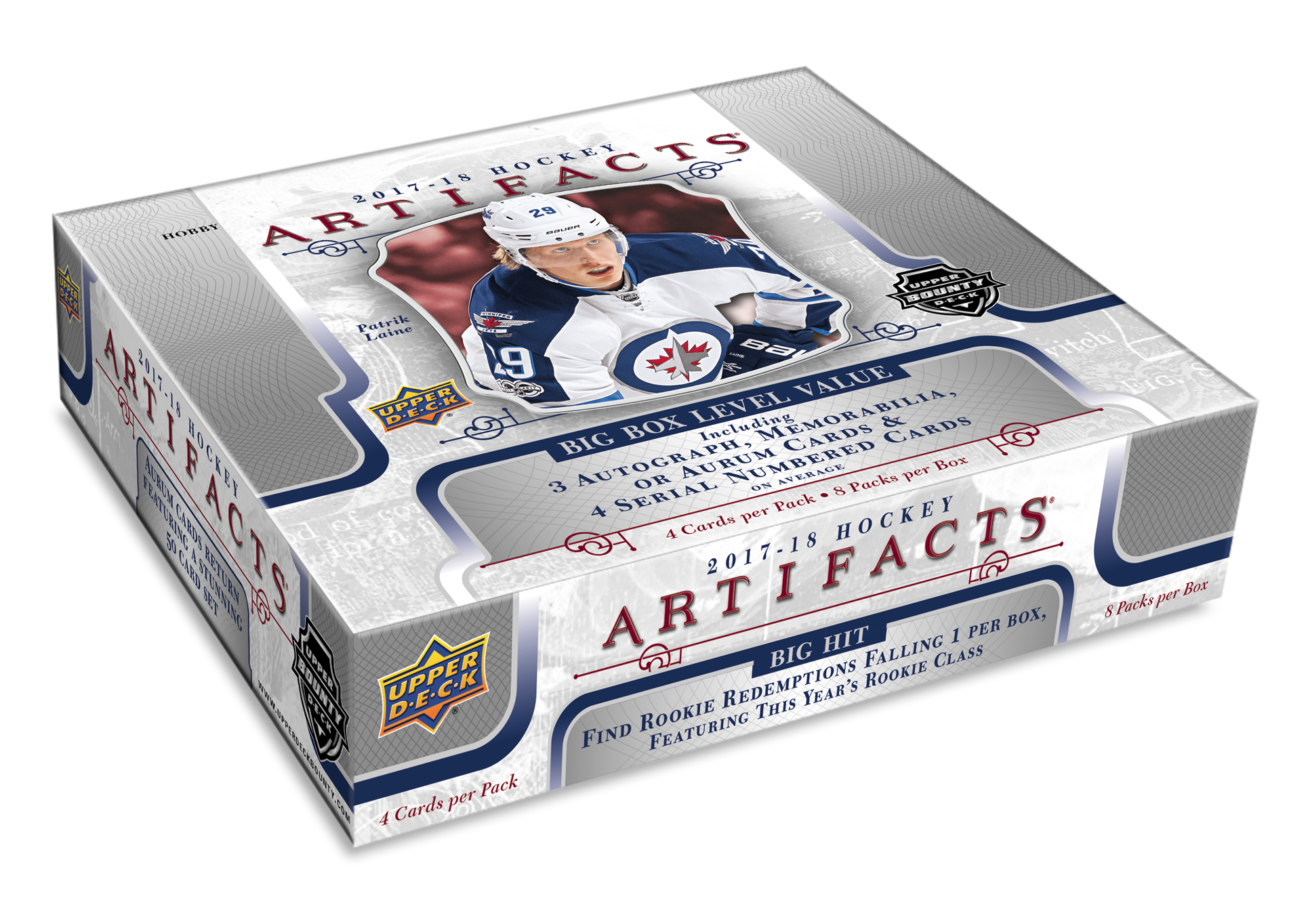 2017-18 Upper Deck Artifacts NHL Hockey Hobby Box - BigBoi Cards
